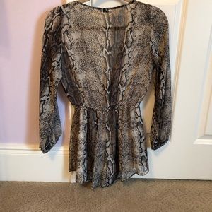 Tobi Other - Tobi snakeskin romper Tobi Other - Tobi snakeskin romper